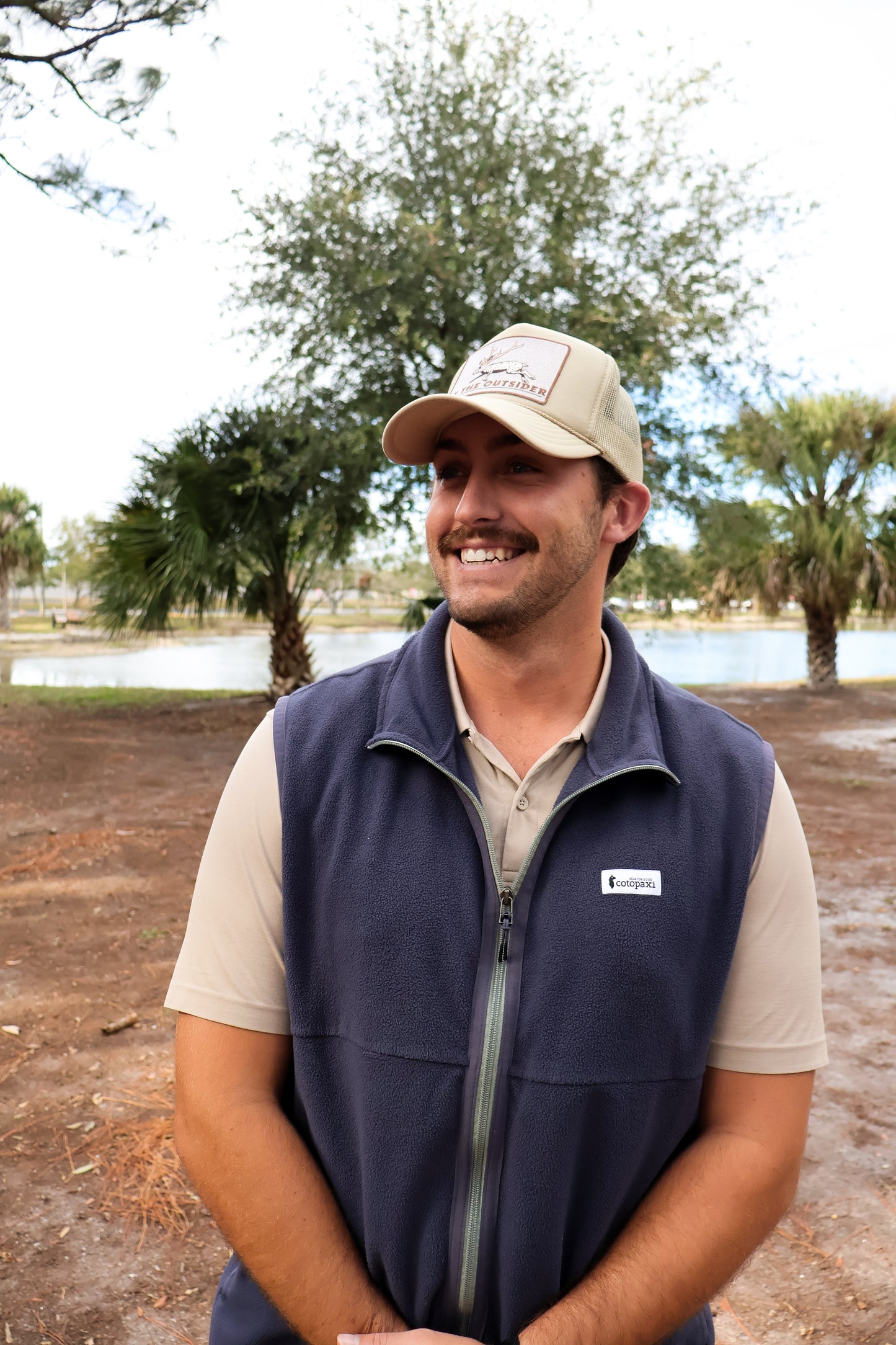 Outsider Trucker Hat - Khaki